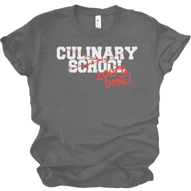 Culinary School Graduation Class Of 2018 Unisex Jersey T-Shirt