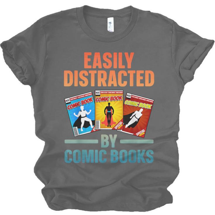 Cute Comic Book For Men Women Comic Book Collector Unisex Jersey T-Shirt