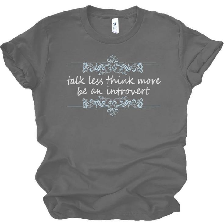 Cute Introvert Shy Person Quote Anti-Social Inner Strength Unisex Jersey T-Shirt Cute Introvert Shy Person Quote Anti-Social Inner Strength Unisex Jersey T-Shirt