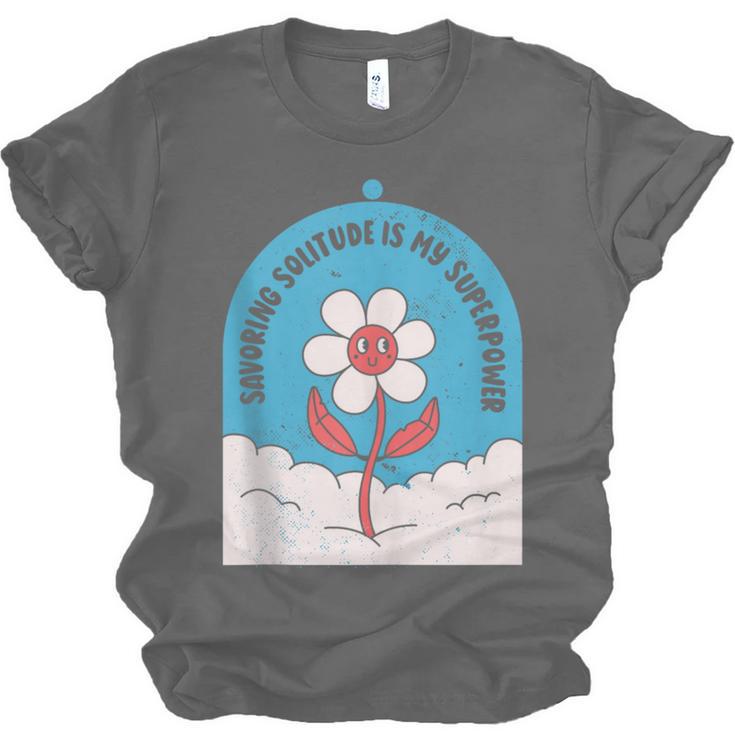 Cute Introvert Shy Teen Anti-Social Inner Strength Unisex Jersey T-Shirt