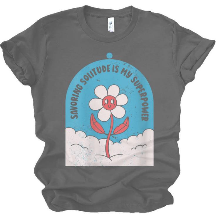 Cute Introvert Shy Teen Anti-Social Inner Strength Unisex Jersey T-Shirt