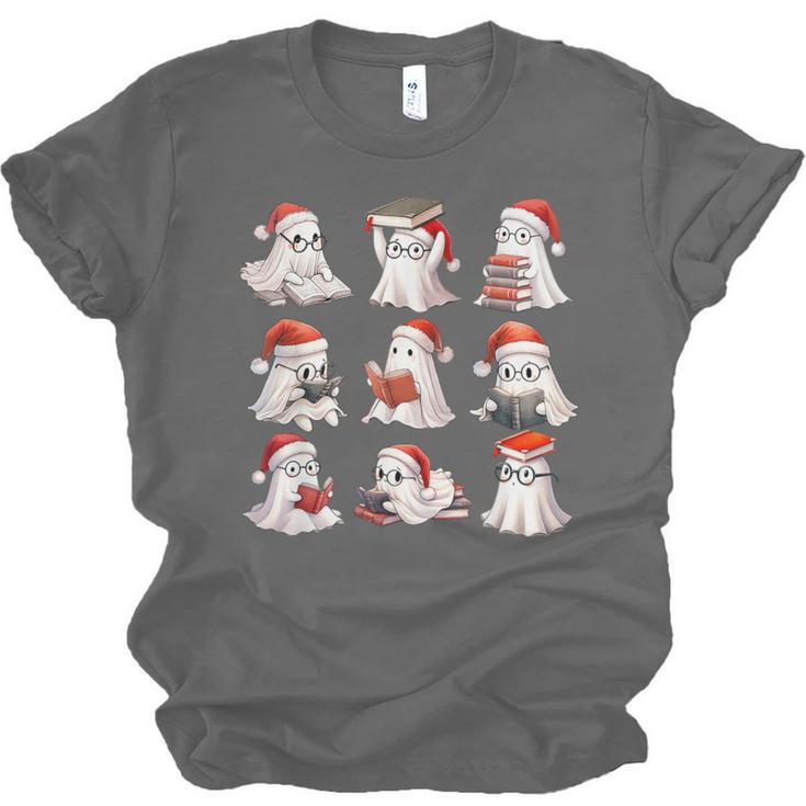 Cute Read More Booooooks Ghost Read More Books Christmas Unisex Jersey T-Shirt Cute Read More Booooooks Ghost Read More Books Christmas Unisex Jersey T-Shirt