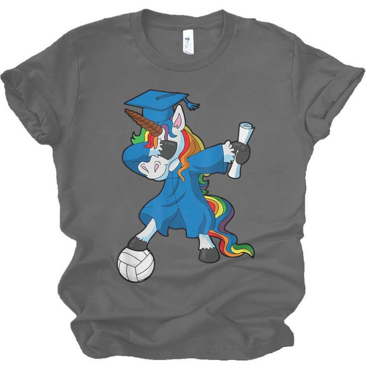 Dabbing Graduation Class 2023 Unicorn Volleyball Unisex Jersey T-Shirt