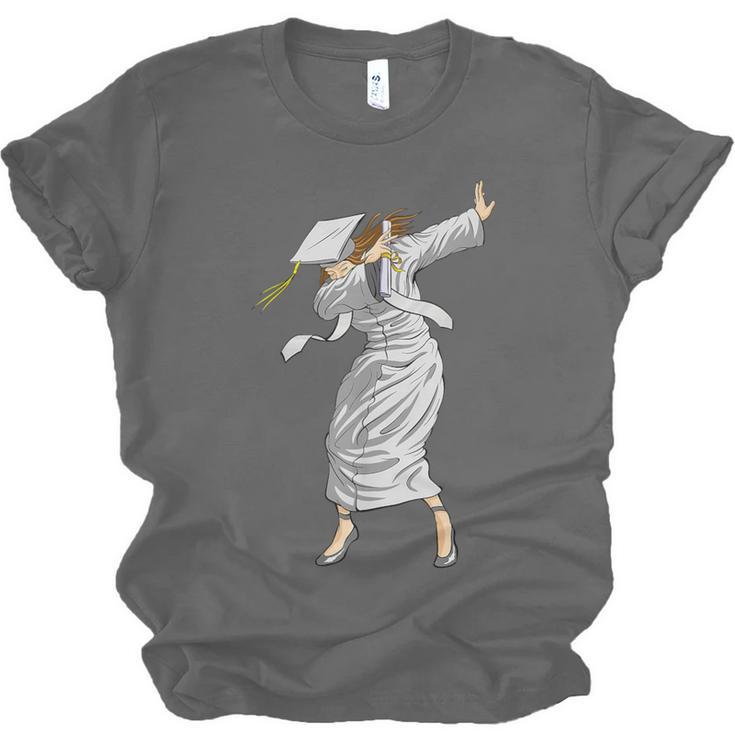 Dabbing Graduation Class Of 2025 Woman Graduation Unisex Jersey T-Shirt