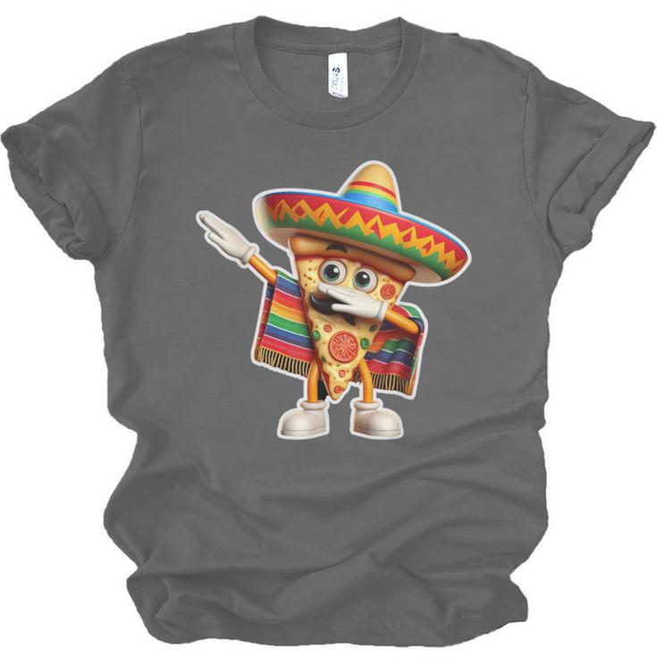 Dabbing Mexican Pizza Dance Food Lover Graduation Unisex Jersey T-Shirt