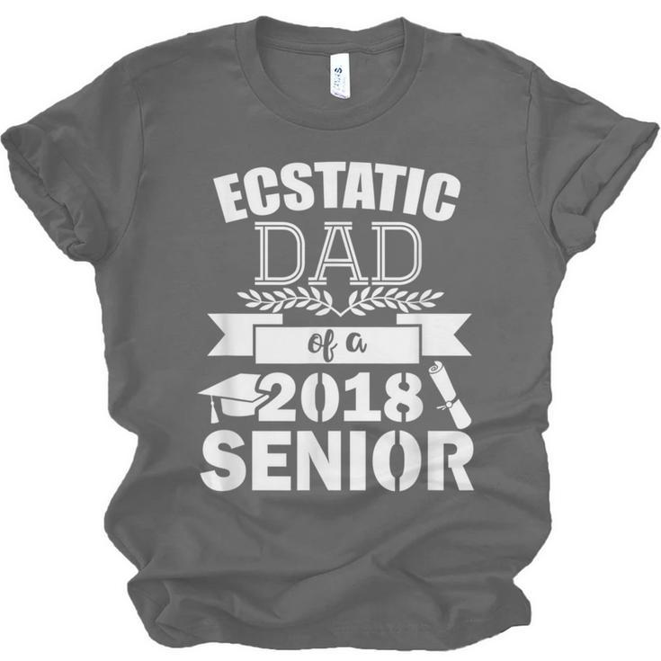 Dad Of a 2018 Senior Graduation Unisex Jersey T-Shirt