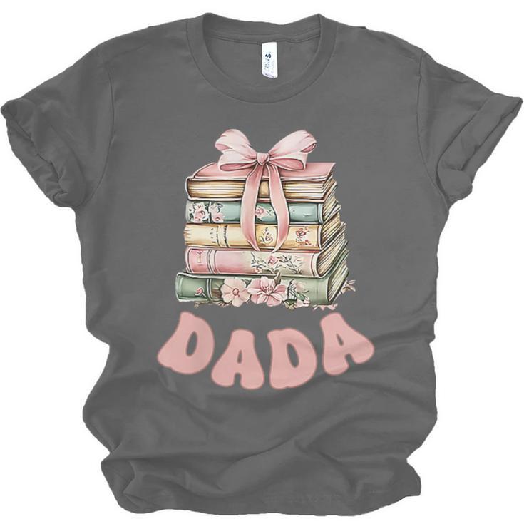 Dada Book First Chapter Birthday Family Matching Party Unisex Jersey T-Shirt
