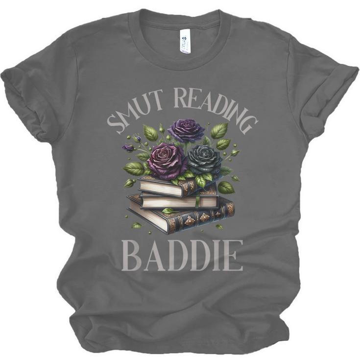 Dark Romance Reader Smutt Book Merch Spicy Books Smut Baddie Unisex Jersey T-Shirt