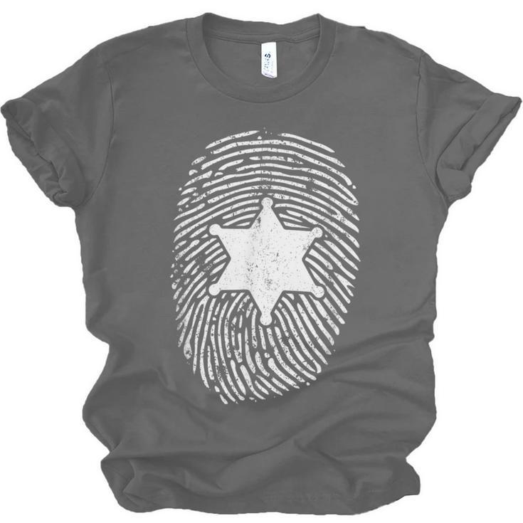 Deputy Sheriff DNA Sheriff Graduation 6 Star Badge Unisex Jersey T-Shirt