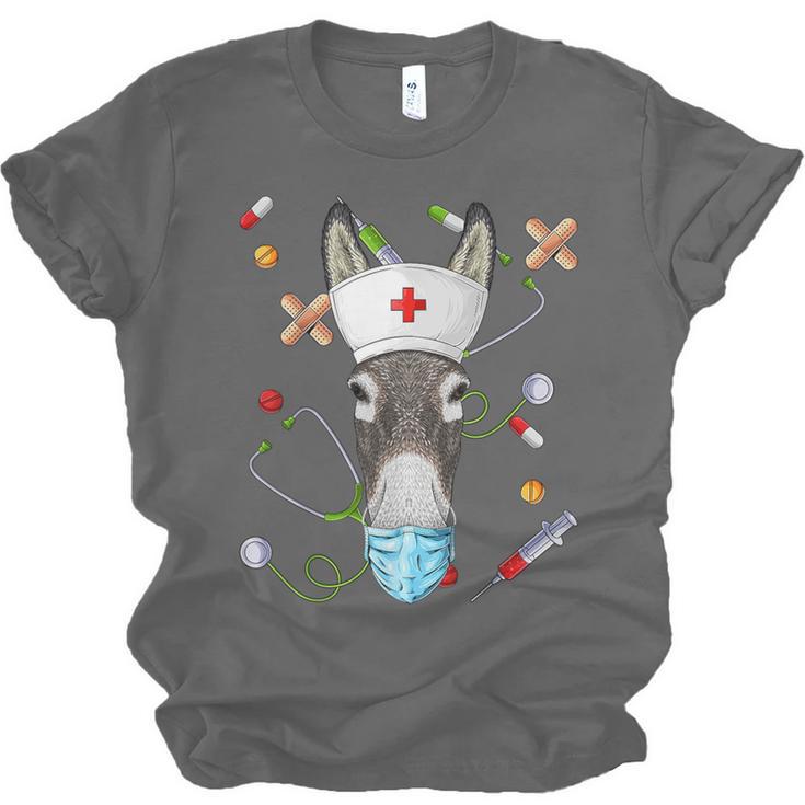Donkey Nurse RN ER Nursing School Graduation Unisex Jersey T-Shirt