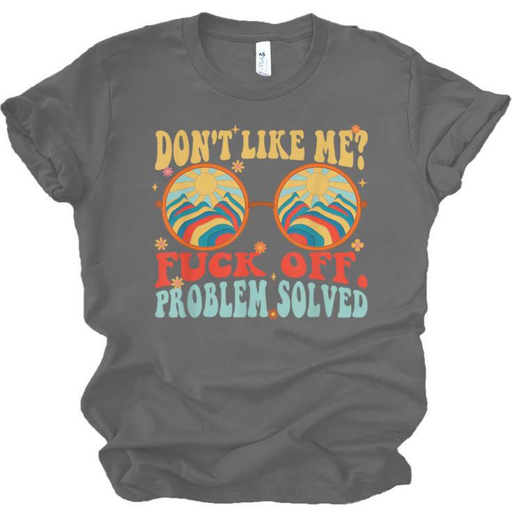Don't Like Me Antisocial Introvert & Anti Social Unisex Jersey T-Shirt