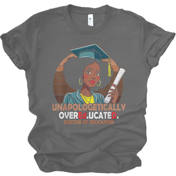 EdD Black Girls Doctor Of Education Graduation Black Women Unisex Jersey T-Shirt