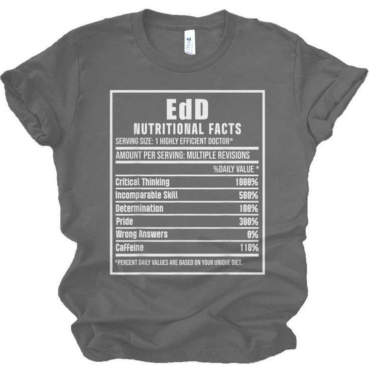 EdD Doctor Of Education Nutrition Doctorate Graduation Unisex Jersey T-Shirt