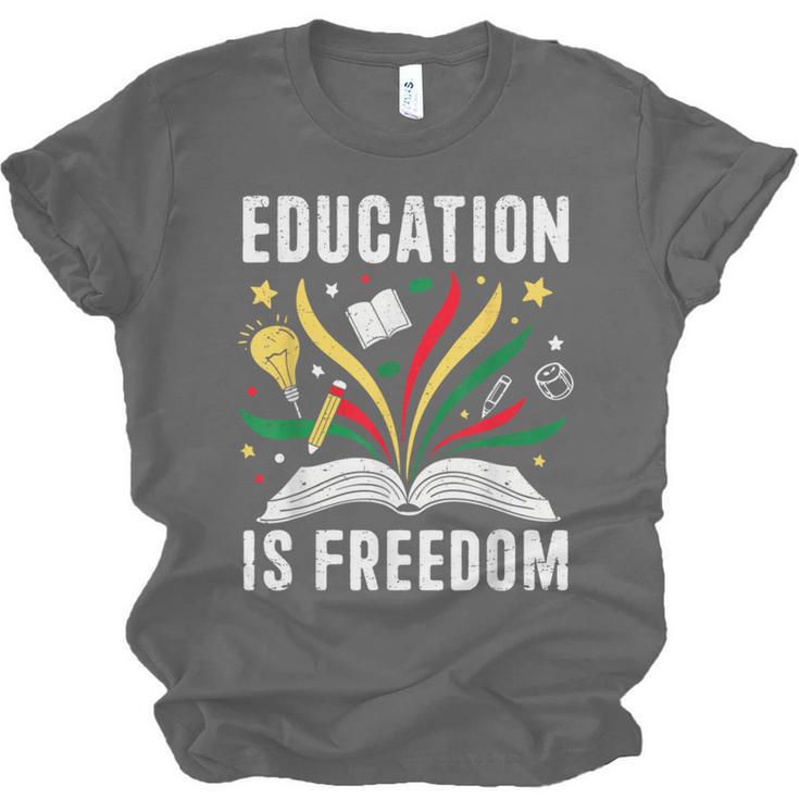 Education Is Freedom Books History Teacher Kids Unisex Jersey T-Shirt Education Is Freedom Books History Teacher Kids Unisex Jersey T-Shirt