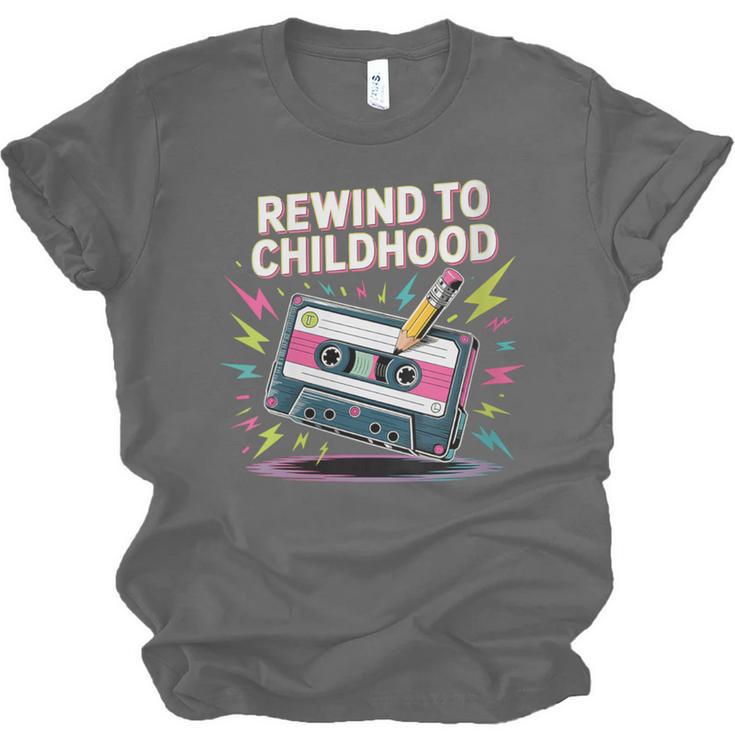 Elder Millennials Embracing 90s Rewind Nostalgia Vibes Unisex Jersey T-Shirt Elder Millennials Embracing 90s Rewind Nostalgia Vibes Unisex Jersey T-Shirt