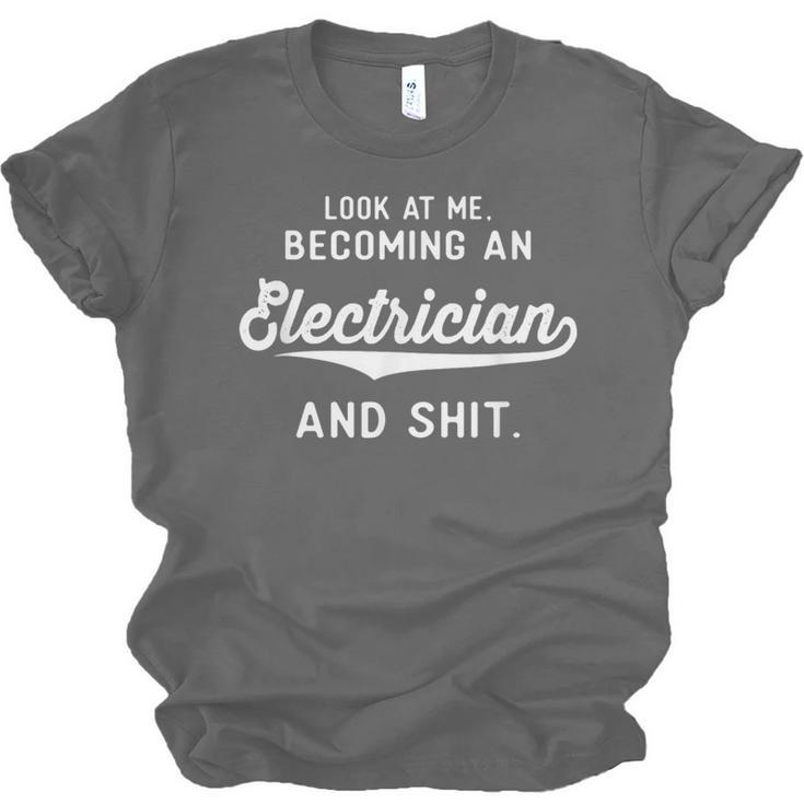 Electrician Graduation Men Women Electrical Unisex Jersey T-Shirt