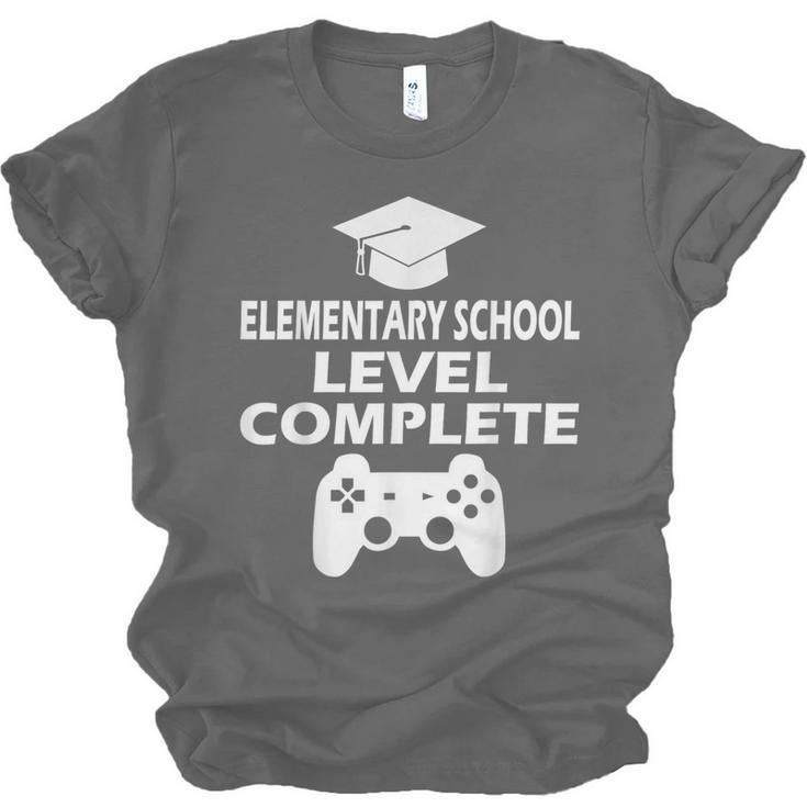 Elementary School Level Complete Gamer Graduation Day 2024 Unisex Jersey T-Shirt