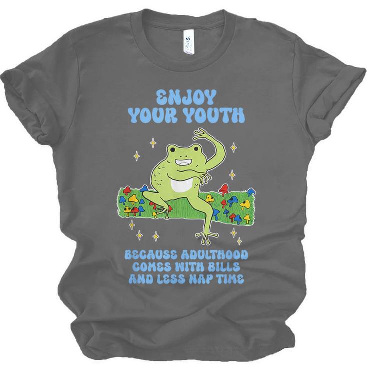 Enjoy Adulthood Comes With Bills Nostalgia Regret Unisex Jersey T-Shirt Enjoy Adulthood Comes With Bills Nostalgia Regret Unisex Jersey T-Shirt