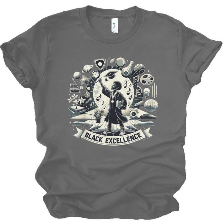 Excellence Graduation Black History Month Inspiring Unisex Jersey T-Shirt