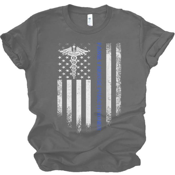 Family Nurse Practitioner Flag FNP Nursing Graduation Unisex Jersey T-Shirt