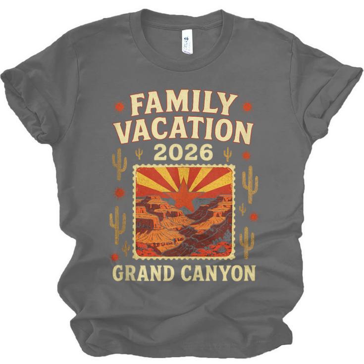 Family Vacation Grand Canyon 2026 Nostalgia Unisex Jersey T-Shirt