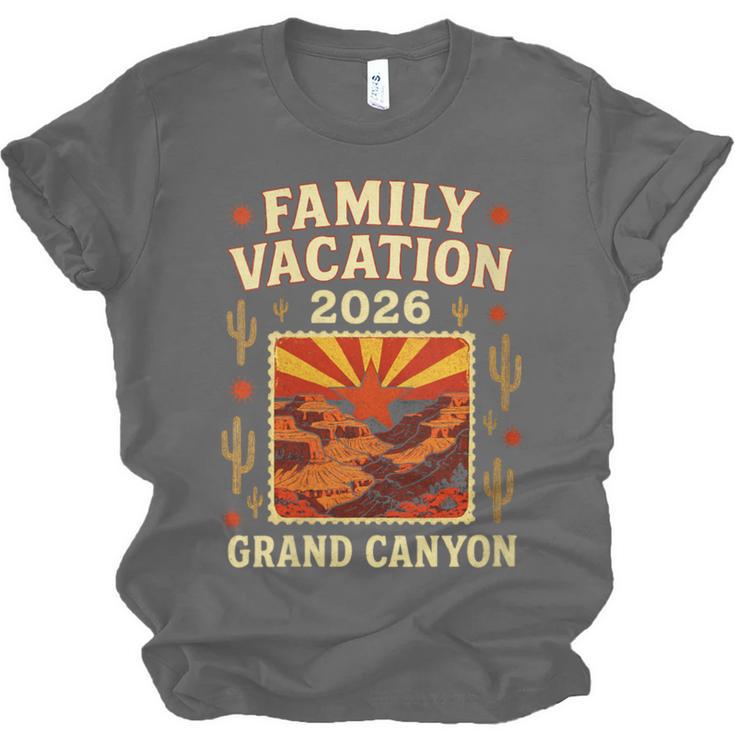 Family Vacation Grand Canyon 2026 Nostalgia Unisex Jersey T-Shirt