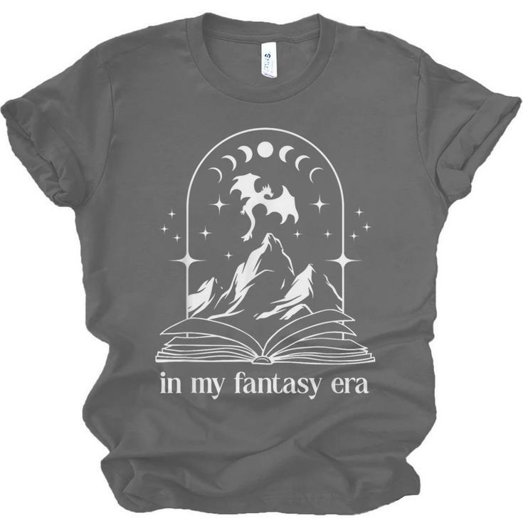In My Fantasy Era ShirtSmutty Book Dragon In My Fantasy Era Unisex Jersey T-Shirt
