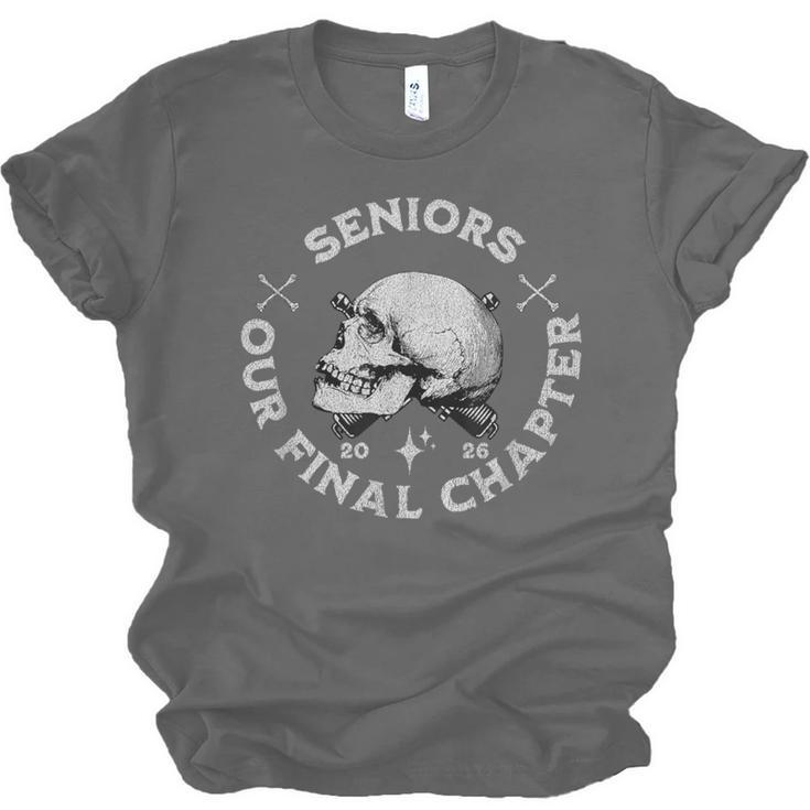 Our Final Chapter Seniors 2026 Graduation Unisex Jersey T-Shirt