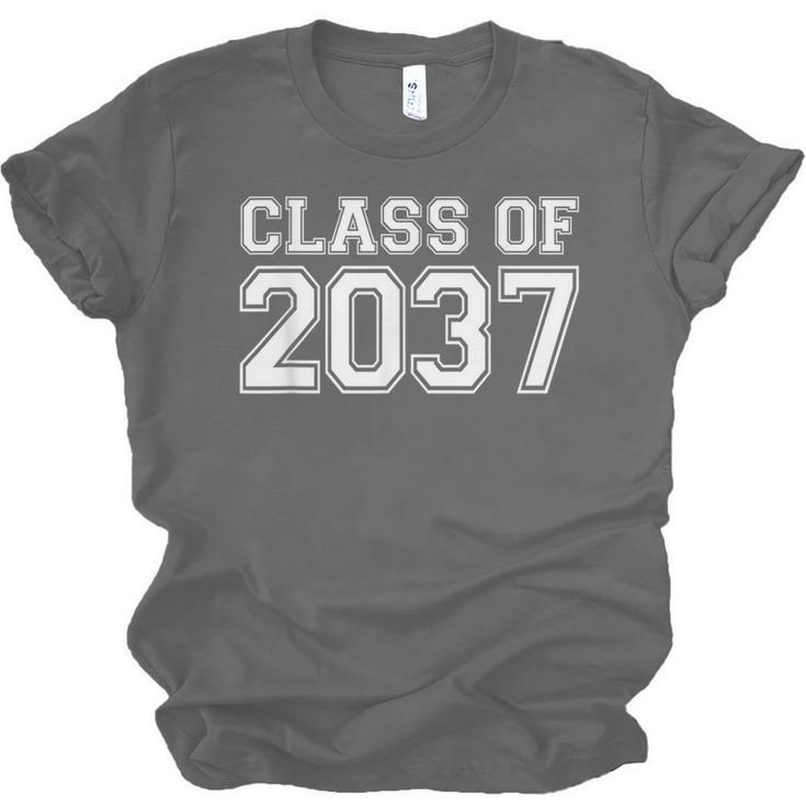 First Grade Class Of 2037 First Day School Graduation Kids Unisex Jersey T-Shirt