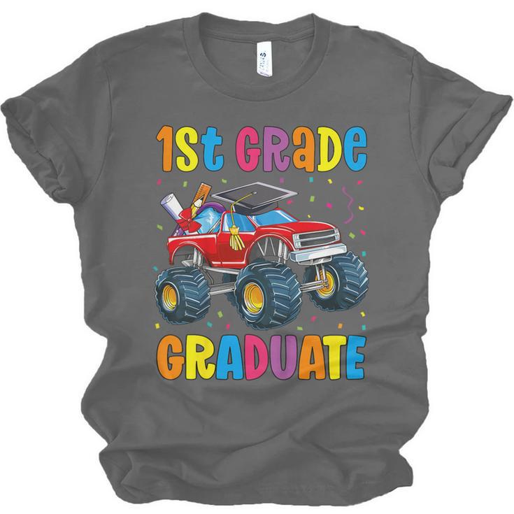 First Grade Graduation Monster Truck 1st Grade Graduate Unisex Jersey T-Shirt