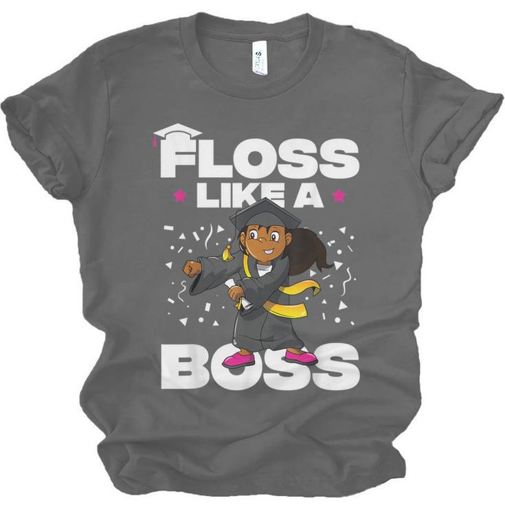 Floss Like A Boss Shirt Class Of 2019 Graduation Kids Unisex Jersey T-Shirt