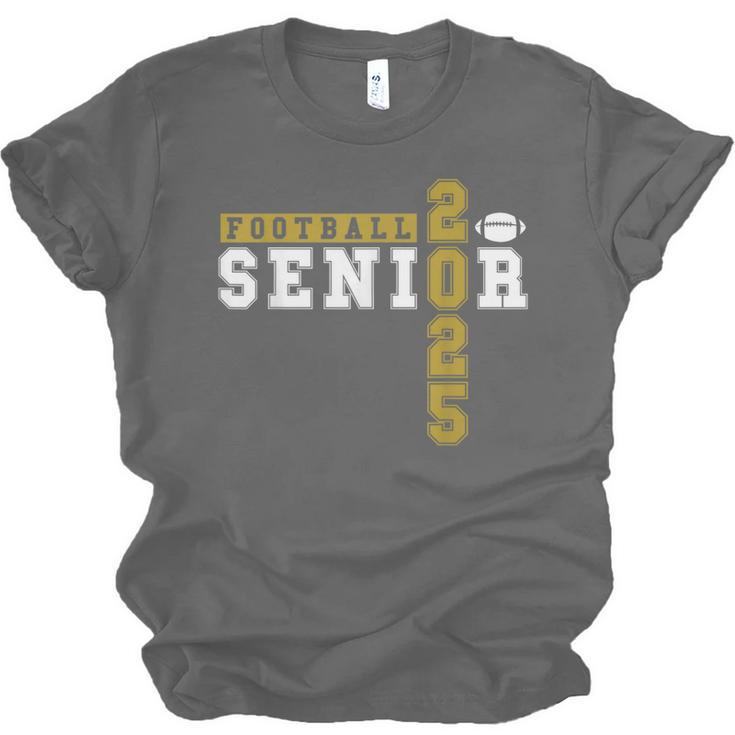 Football Senior Night Football Senior 2025 Graduation 19 Unisex Jersey T-Shirt