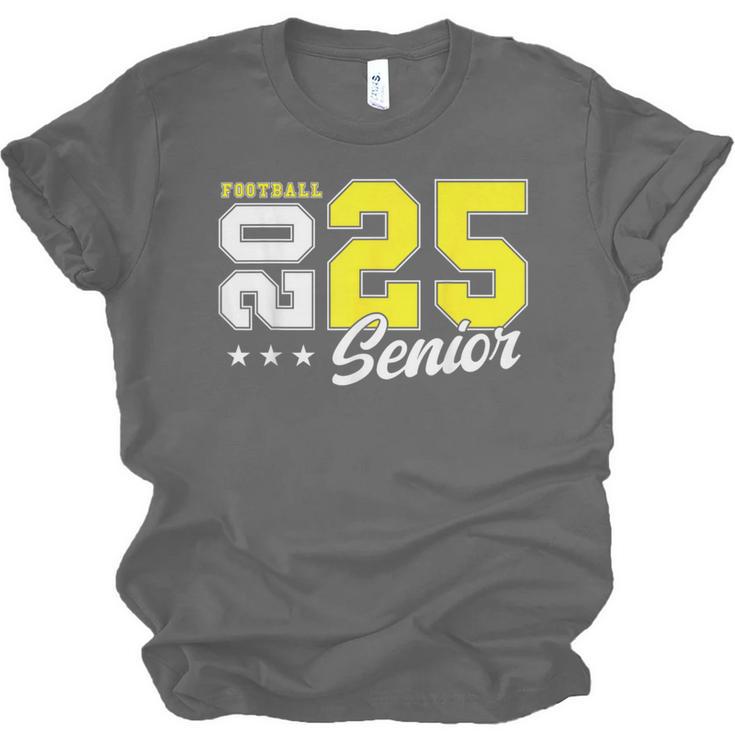Football Senior Night Football Senior 2025 Graduation 55 Unisex Jersey T-Shirt