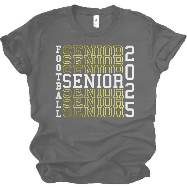 Football Senior Night Football Senior 2025 Graduation 56 Unisex Jersey T-Shirt