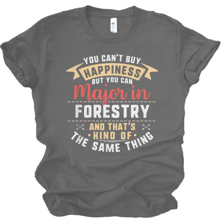Forestry Major Student Shirt Graduation College Unisex Jersey T-Shirt