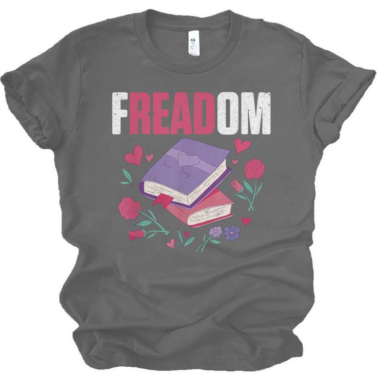 Freadom Anti Ban Books Freedom To Read Book Reading Unisex Jersey T-Shirt