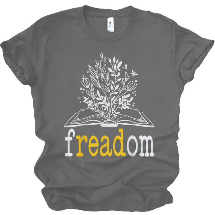 Freadom Freedom Read Banned Books Librarians Unisex Jersey T-Shirt