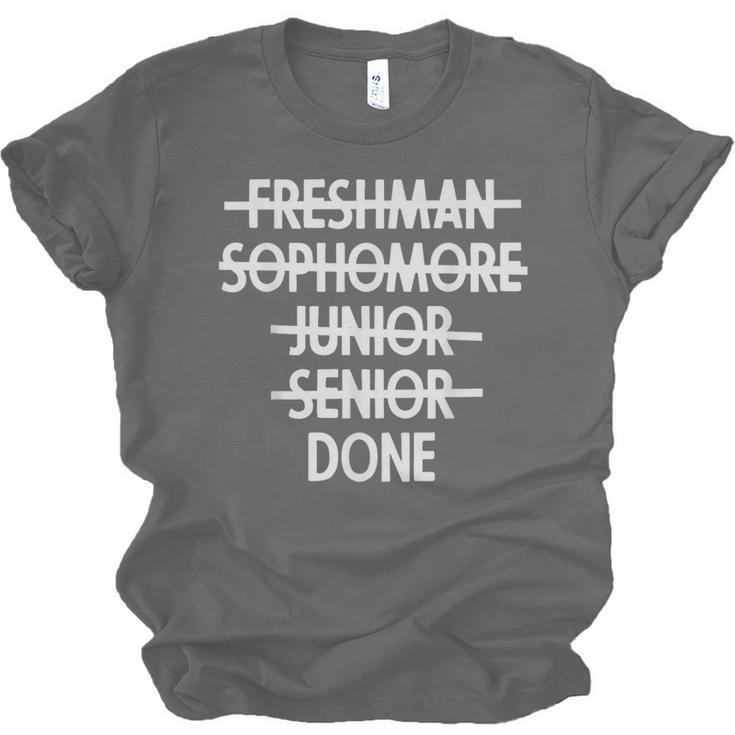 Freshman To Senior Class Of 2018 Senior GraduationShirt Unisex Jersey T-Shirt