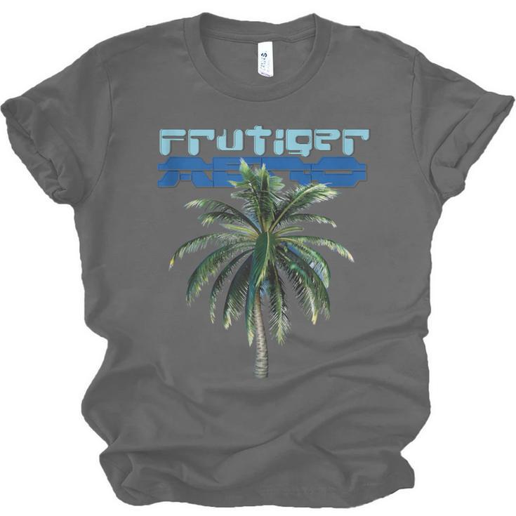 Frutiger Aero Palm Tree Y2k Aesthetic 2000s Trend Unisex Jersey T-Shirt