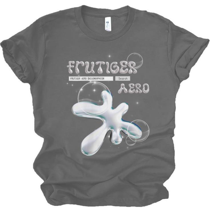 Frutiger Aero Y2K Fashion Trends Statement Piece Tech Orb Unisex Jersey T-Shirt