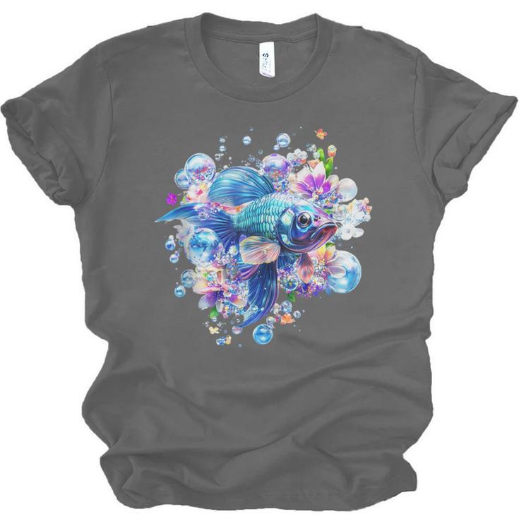 Frutiger Aero Y2K Fish Unisex Jersey T-Shirt