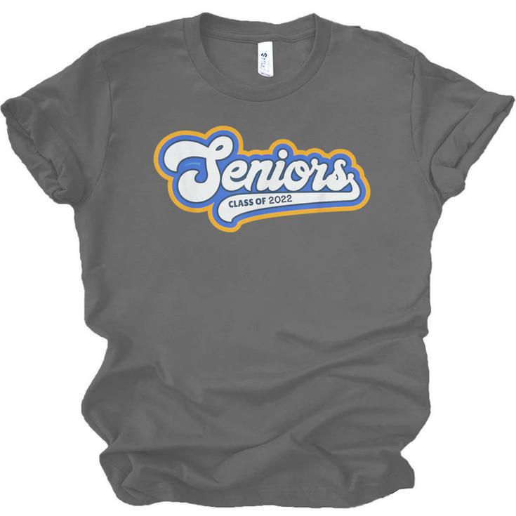Funny Class Of 2022 Senior Graduate College Graduation Unisex Jersey T-Shirt