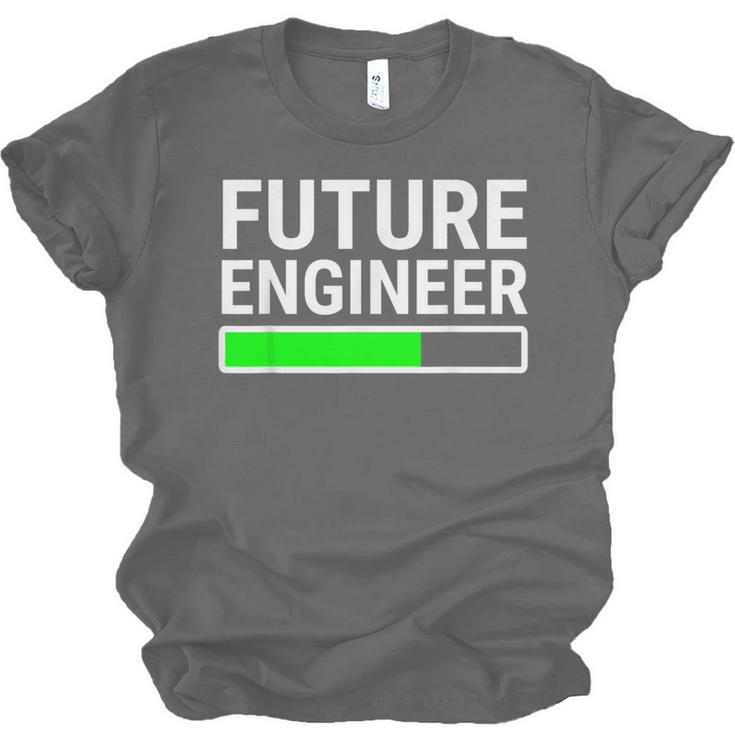 Future Engineer Loading Bar Cool Graduation Unisex Jersey T-Shirt
