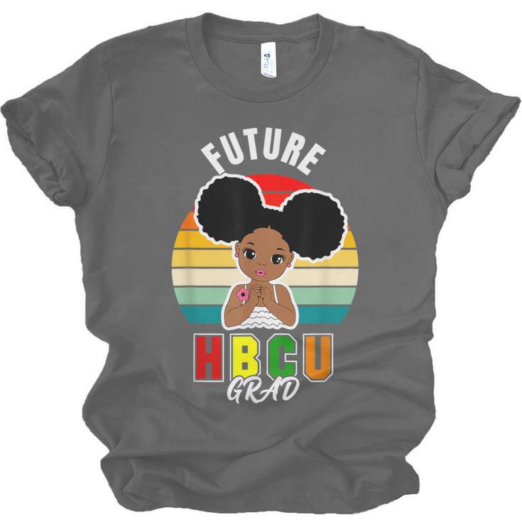 Future HBCU Grad Graduate Afro Girl College Graduation Unisex Jersey T-Shirt