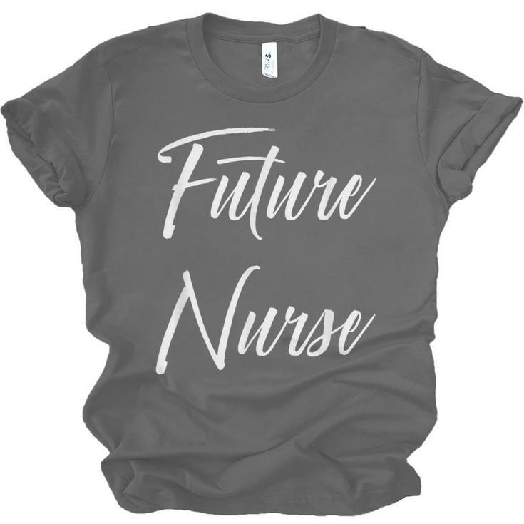 Future Nurse Shirt Cute Graduation Grad Unisex Jersey T-Shirt