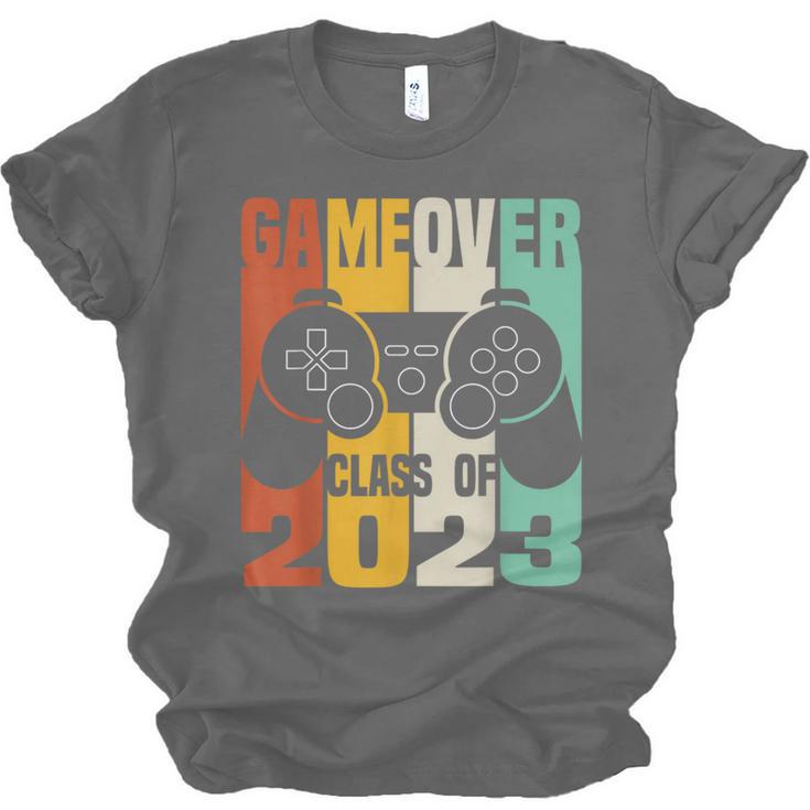 GAME OVER Class Of 2023 Video Games Vintage Graduation Gamer Unisex Jersey T-Shirt