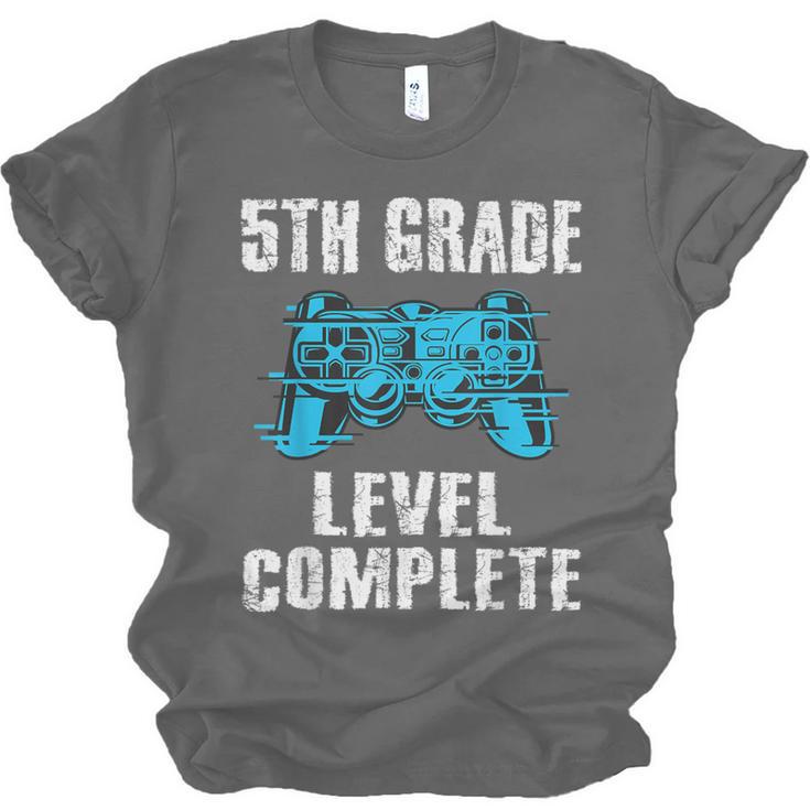 Gamer Graduation 5th Grade Level Complete Video Games Boys Unisex Jersey T-Shirt