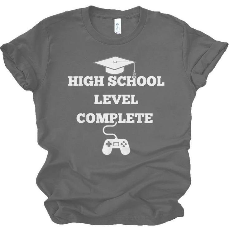 Gamer High School Graduation Shirt Grad Video Tee Unisex Jersey T-Shirt