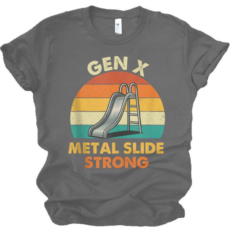 Gen X Slide Strong Generation X Gen Xer Nostalgia Unisex Jersey T-Shirt Gen X Slide Strong Generation X Gen Xer Nostalgia Unisex Jersey T-Shirt