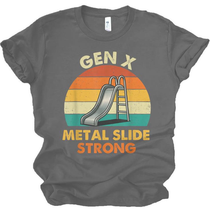 Gen X Slide Strong Generation X Gen Xer Nostalgia Unisex Jersey T-Shirt